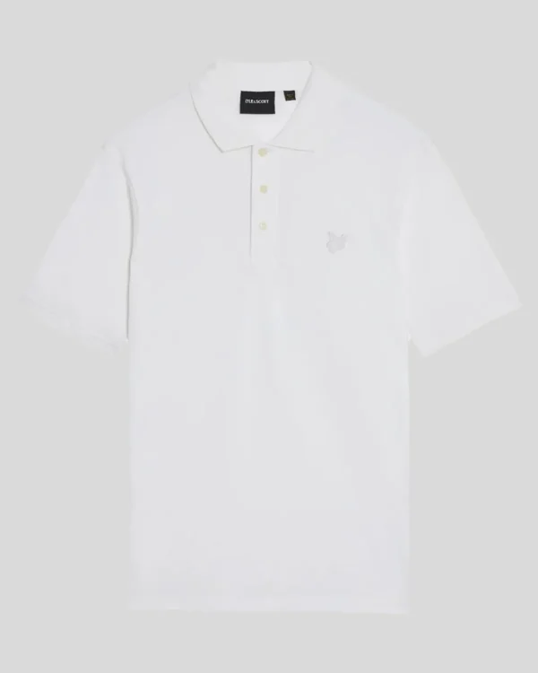 Lyle & Scott Reframed | Polohemden<Tonal Eagle Polohemd Weiß