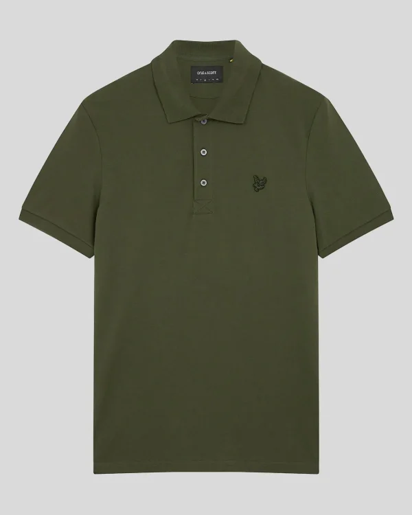 Lyle & Scott Polohemden<Tonal Eagle Polohemd Olive