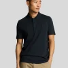 Lyle & Scott Reframed | Polohemden<Tonal Eagle Polohemd aus superfeiner Baumwolle DarkNavy