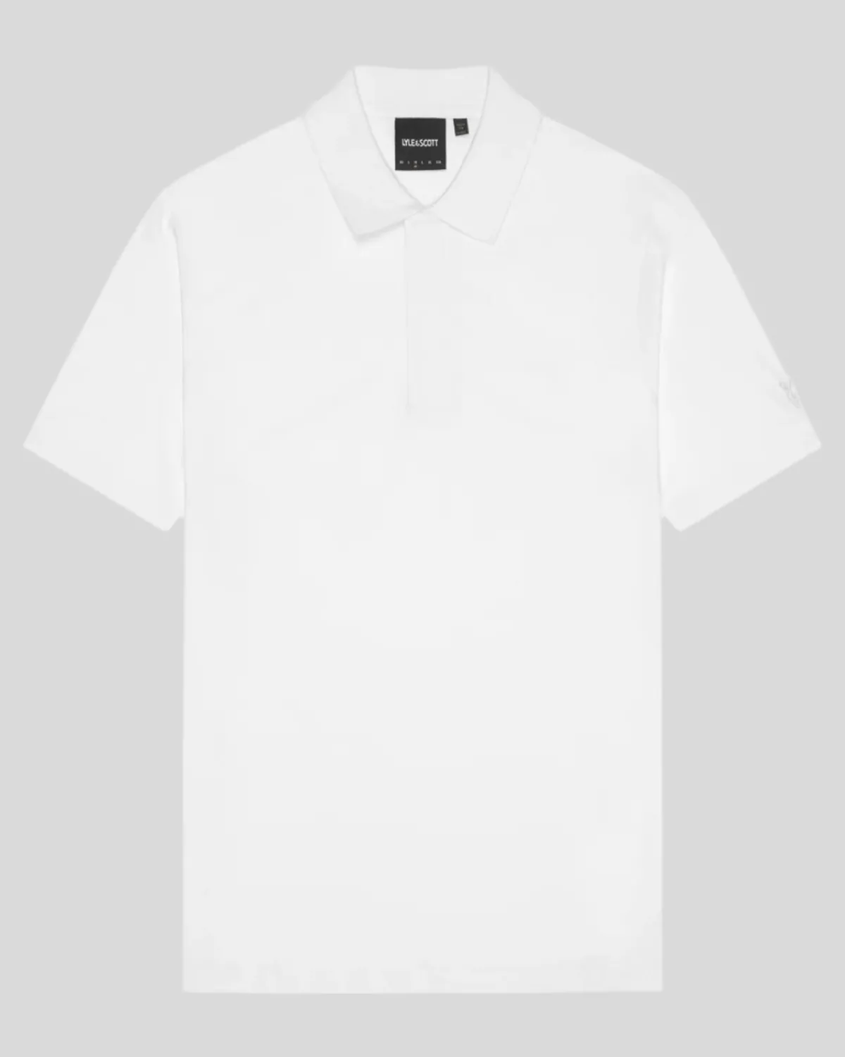 tonal_eagle_polohemd_aus_superfeiner_baumwolle_4.webp Lyle & Scott Reframed | Polohemden<Tonal Eagle Polohemd aus superfeiner Baumwolle White