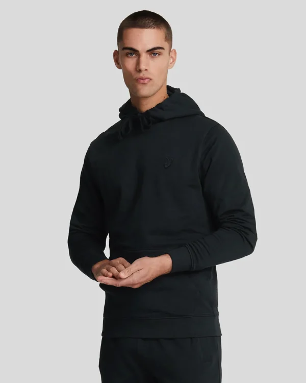 Lyle & Scott Reframed | Kapuzenpullover<Tonal Eagle Pullover Hoodie Pechschwarz