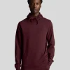 Lyle & Scott Kapuzenpullover<Tonal Eagle Pullover Hoodie Burgund