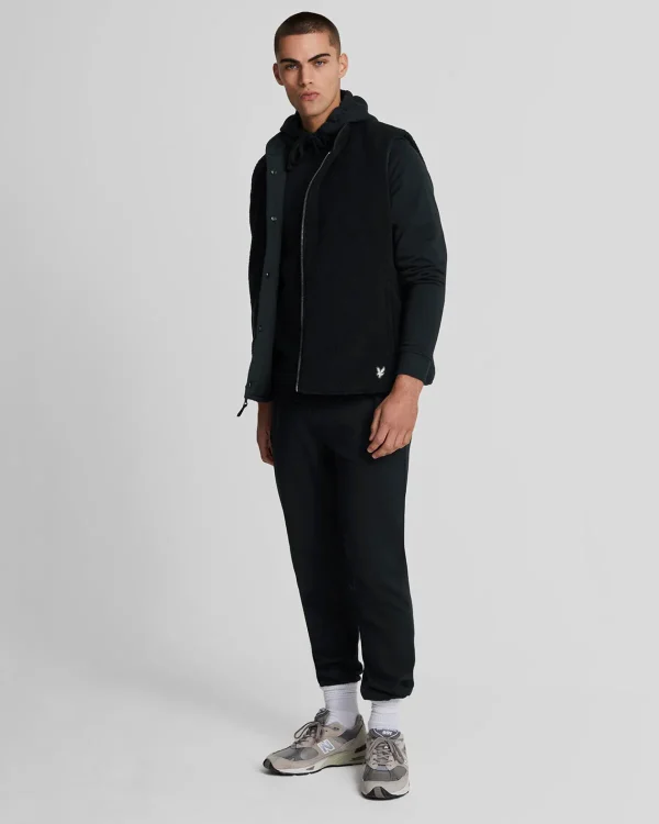 Lyle & Scott Reframed | Kapuzenpullover<Tonal Eagle Pullover Hoodie Pechschwarz