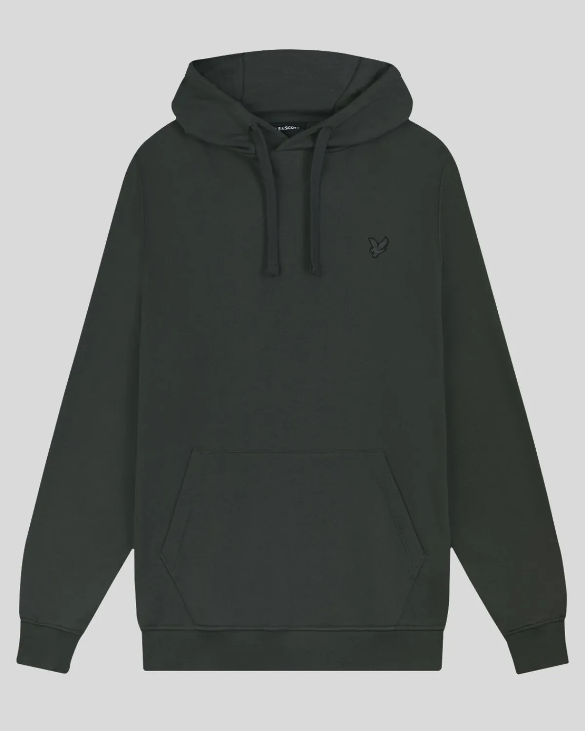 tonal_eagle_pullover_hoodie_4-3.webp Lyle & Scott Reframed | Kapuzenpullover<Tonal Eagle Pullover Hoodie Gunmetal
