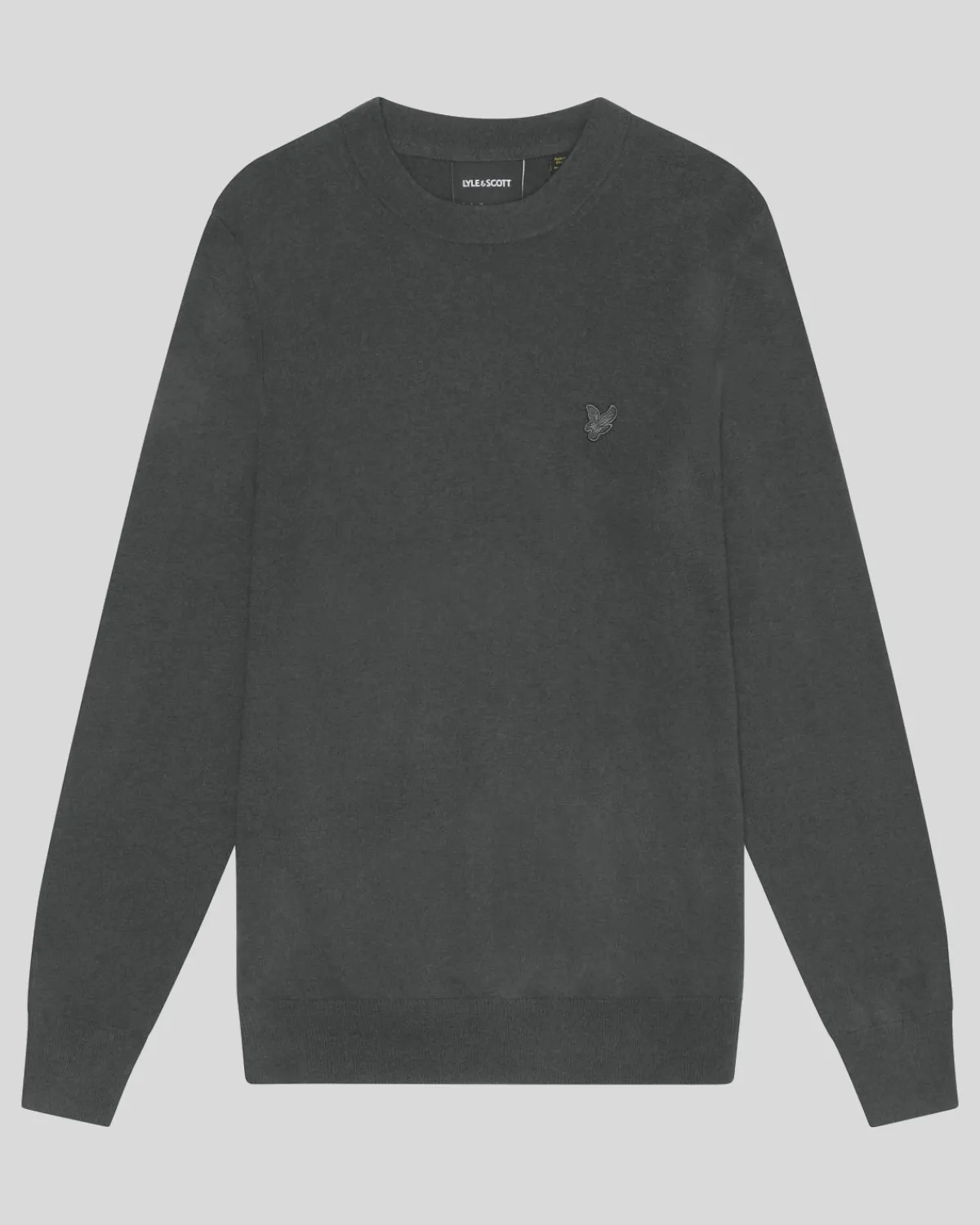 tonal_eagle_pullover_mit_rundhalsausschnitt_aus_lambswool_4-3.webp Lyle & Scott Reframed<Tonal Eagle Pullover mit Rundhalsausschnitt aus Lambswool Gunmetal