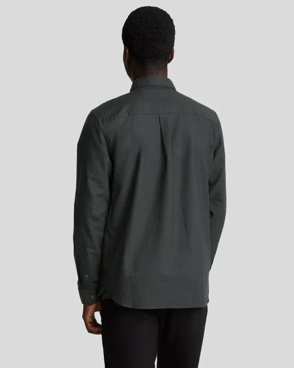 Lyle & Scott Reframed | Hemden<Tonal Eagle Schlichtes Oxford Hemd JetBlack