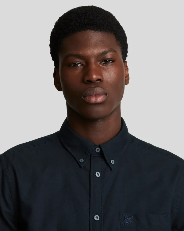 Lyle & Scott Reframed | Hemden<Tonal Eagle Schlichtes Oxford Hemd DarkNavy