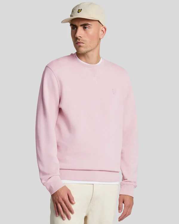 Lyle & Scott Reframed | Sweatshirts<Tonal Eagle Sweatshirt mit Rundhalsausschnitt PinkSalt