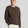 Lyle & Scott Reframed | Sweatshirts<Tonal Eagle Sweatshirt mit Rundhalsausschnitt FormGreen