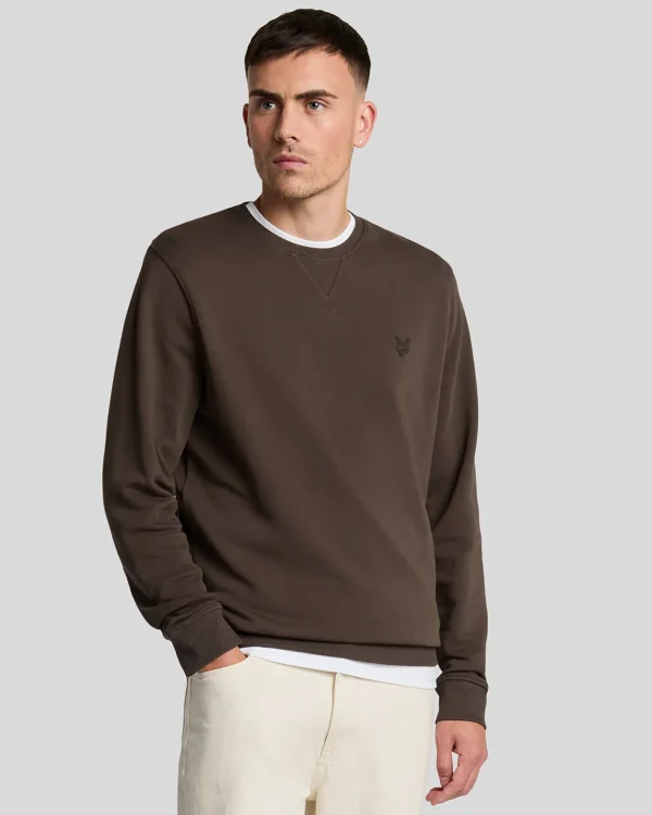 Lyle & Scott Reframed | Sweatshirts<Tonal Eagle Sweatshirt mit Rundhalsausschnitt FormGreen