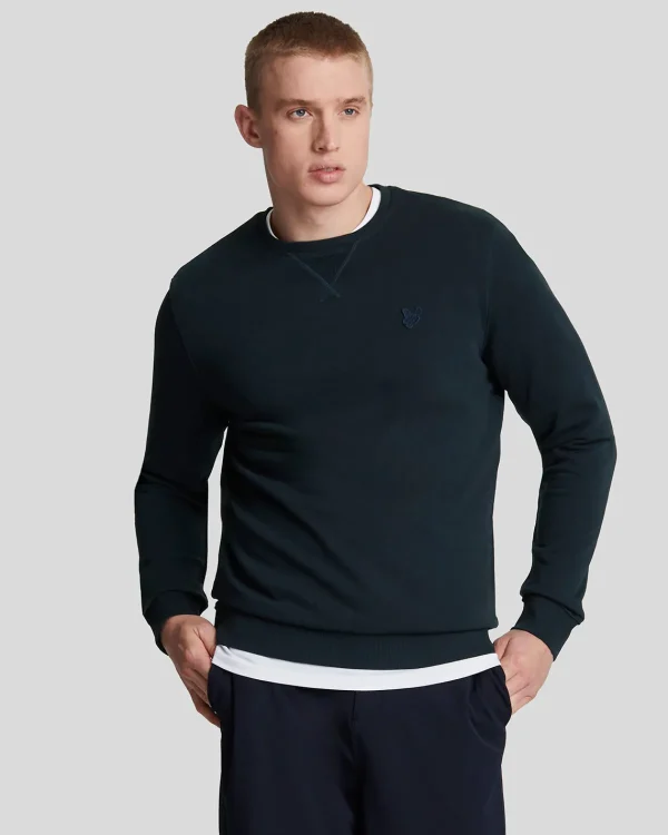 Lyle & Scott Reframed | Sweatshirts<Tonal Eagle Sweatshirt mit Rundhalsausschnitt DunkleMarine
