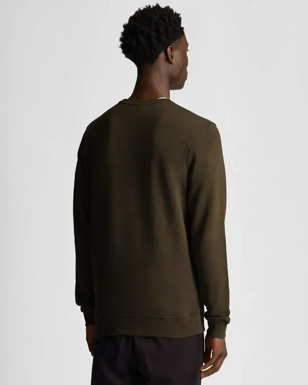 Lyle & Scott Reframed | Sweatshirts<Tonal Eagle Sweatshirt mit Rundhalsausschnitt Olive