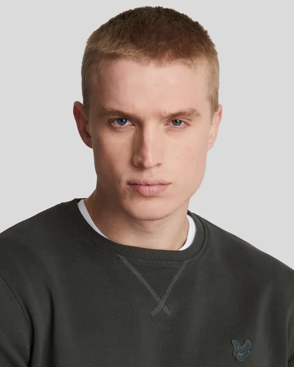 Lyle & Scott Reframed | Sweatshirts<Tonal Eagle Sweatshirt mit Rundhalsausschnitt Gunmetal