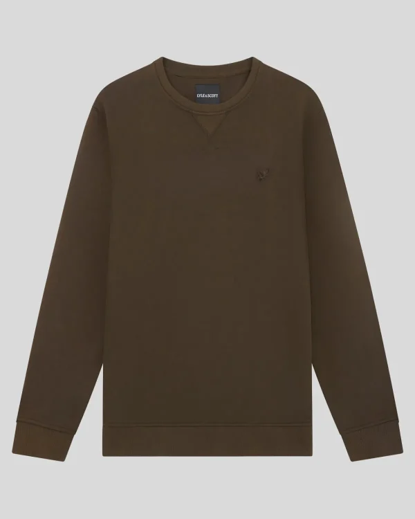 Lyle & Scott Reframed | Sweatshirts<Tonal Eagle Sweatshirt mit Rundhalsausschnitt Olive