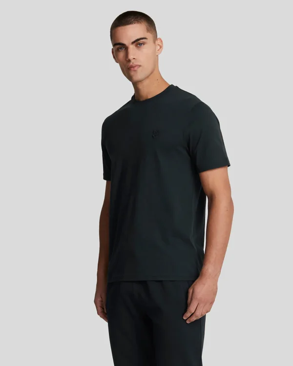 Lyle & Scott Reframed | T-shirts<Tonal Eagle T-Shirt Pechschwarz