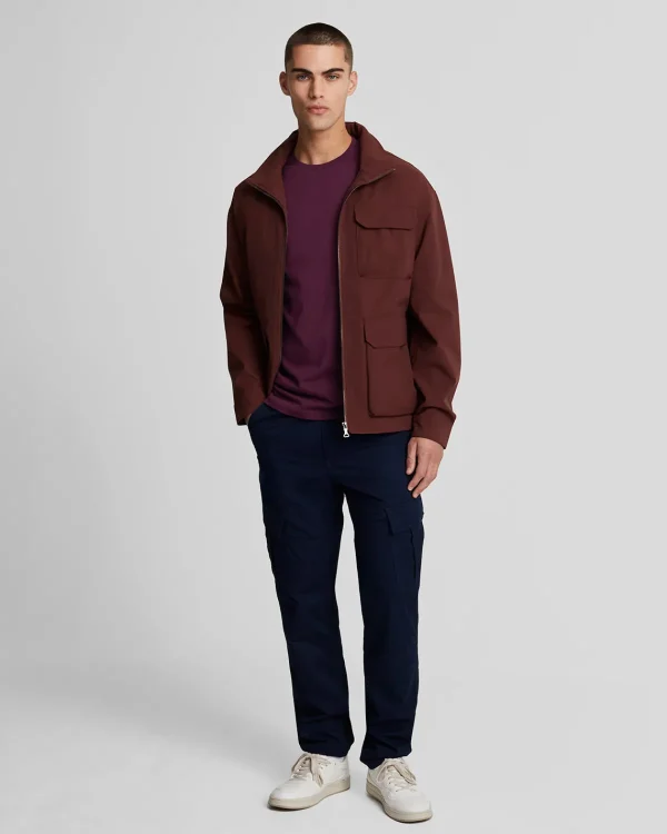 Lyle & Scott Reframed | T-shirts<Tonal Eagle T-Shirt Burgund