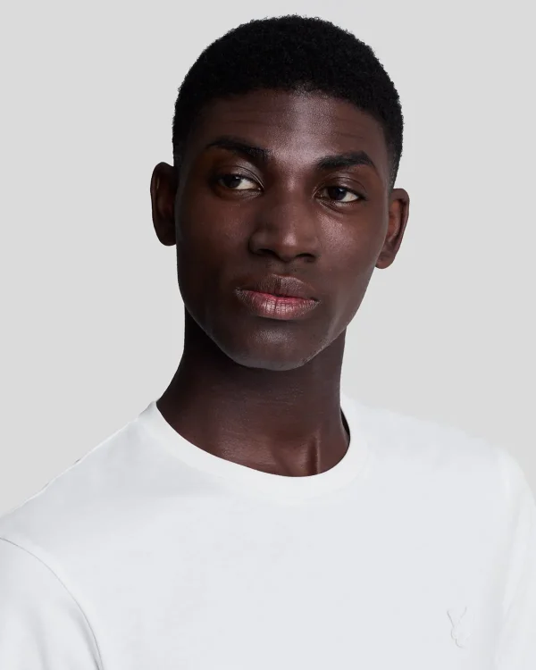 Lyle & Scott Reframed | T-shirts<Tonal Eagle T-Shirt Weiß
