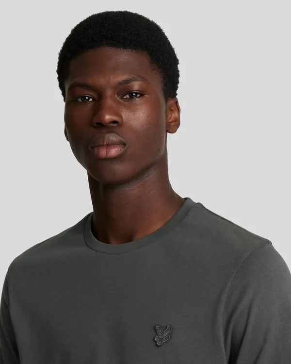 Lyle & Scott T-shirts<Tonal Eagle T-Shirt Gunmetal