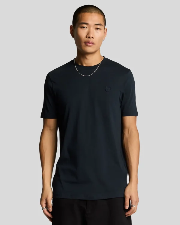 Lyle & Scott Reframed | T-shirts<Tonal Eagle T-Shirt aus superfeiner Baumwolle DarkNavy