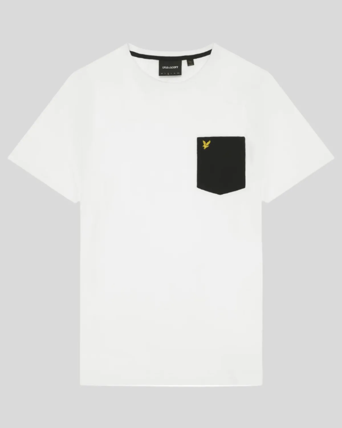 tshirt_mit_kontrasttaschen_4-1.webp Lyle & Scott Vermächtnis | T-shirts<T-Shirt mit Kontrasttaschen Weiß/JetSchwarz