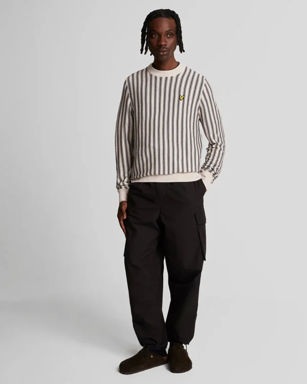Lyle & Scott Pullover & Strickwaren<Vertikal gestreifter Pullover mit Rundhalsausschnitt Cove