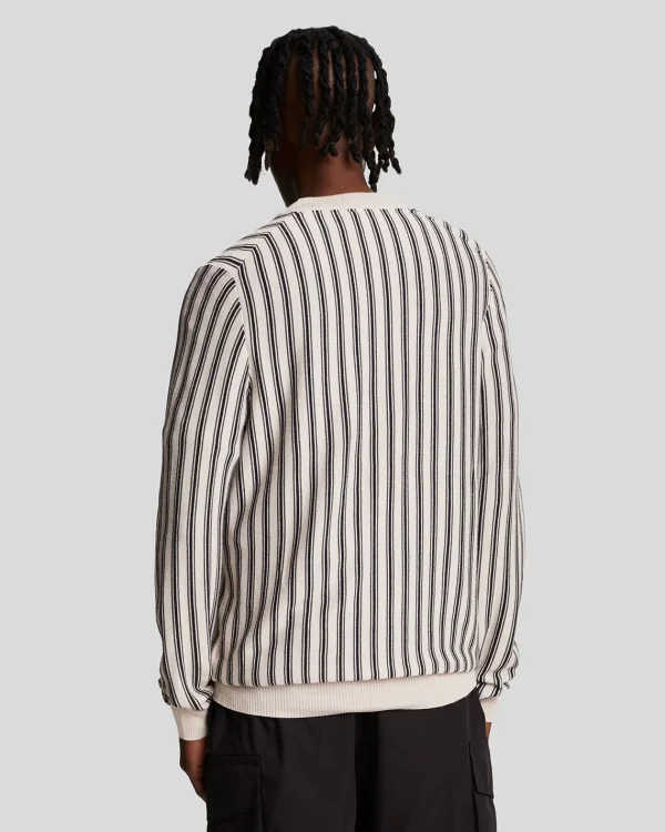 Lyle & Scott Pullover & Strickwaren<Vertikal gestreifter Pullover mit Rundhalsausschnitt Cove