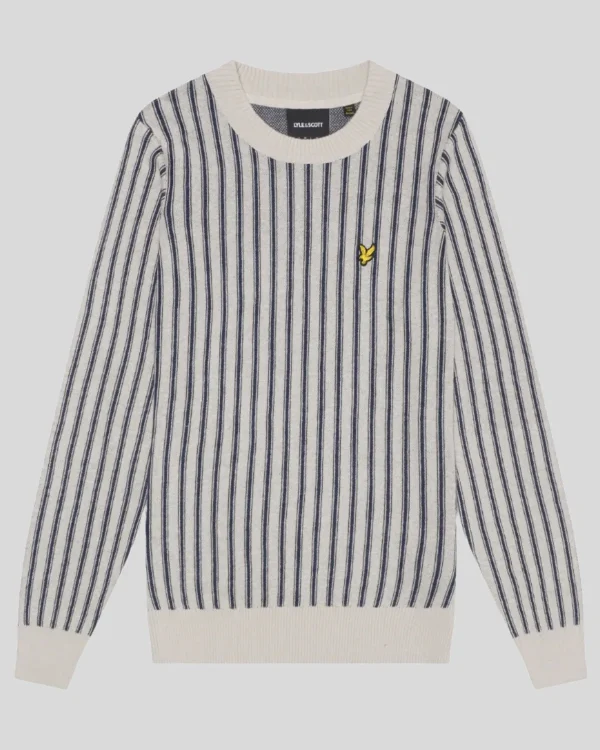 Lyle & Scott Pullover & Strickwaren<Vertikal gestreifter Pullover mit Rundhalsausschnitt Cove