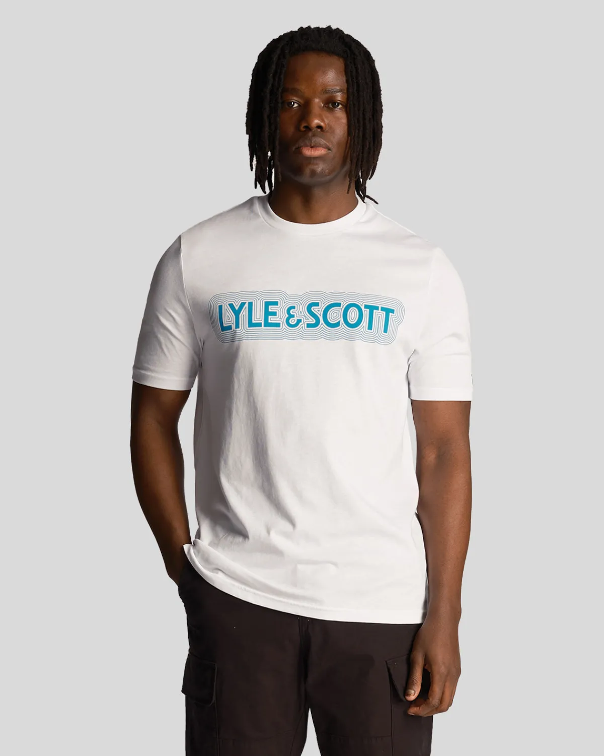 vibrations_print_tshirt_0-1.webp Lyle & Scott Vermächtnis | T-shirts<Vibrations Print T-Shirt Weiß