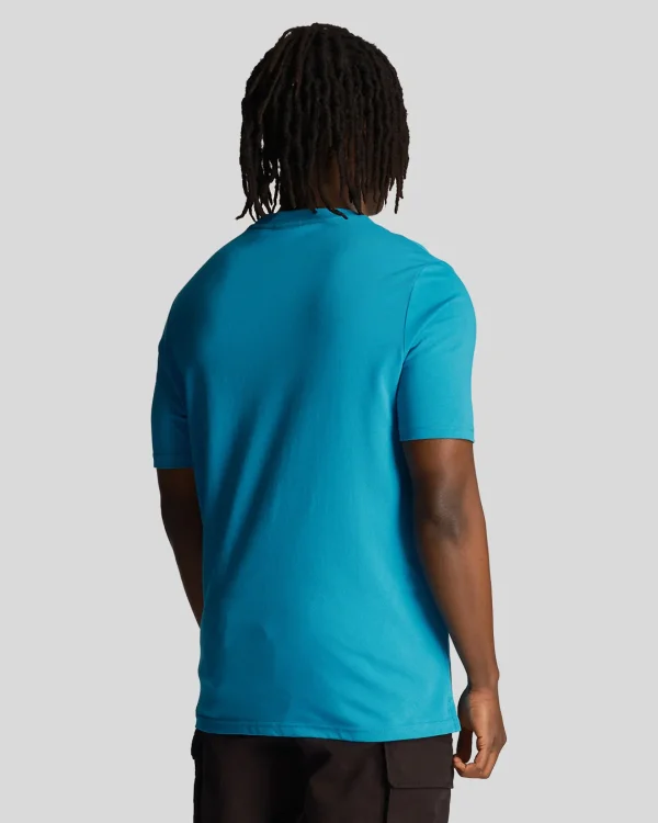 Lyle & Scott Vermächtnis | T-shirts<Vibrations Print T-Shirt Freizeitblau