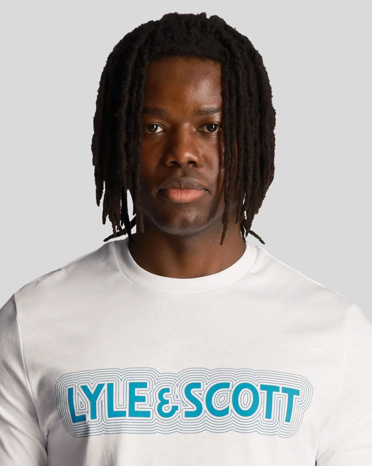 vibrations_print_tshirt_3-1.webp Lyle & Scott Vermächtnis | T-shirts<Vibrations Print T-Shirt Weiß