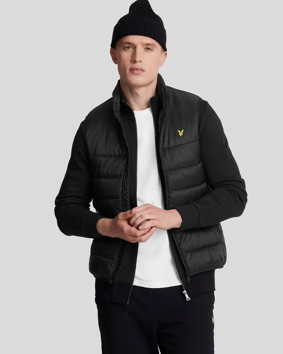 watteweste_0-3.webp Lyle & Scott Mäntel & Jacken<Watteweste Pechschwarz