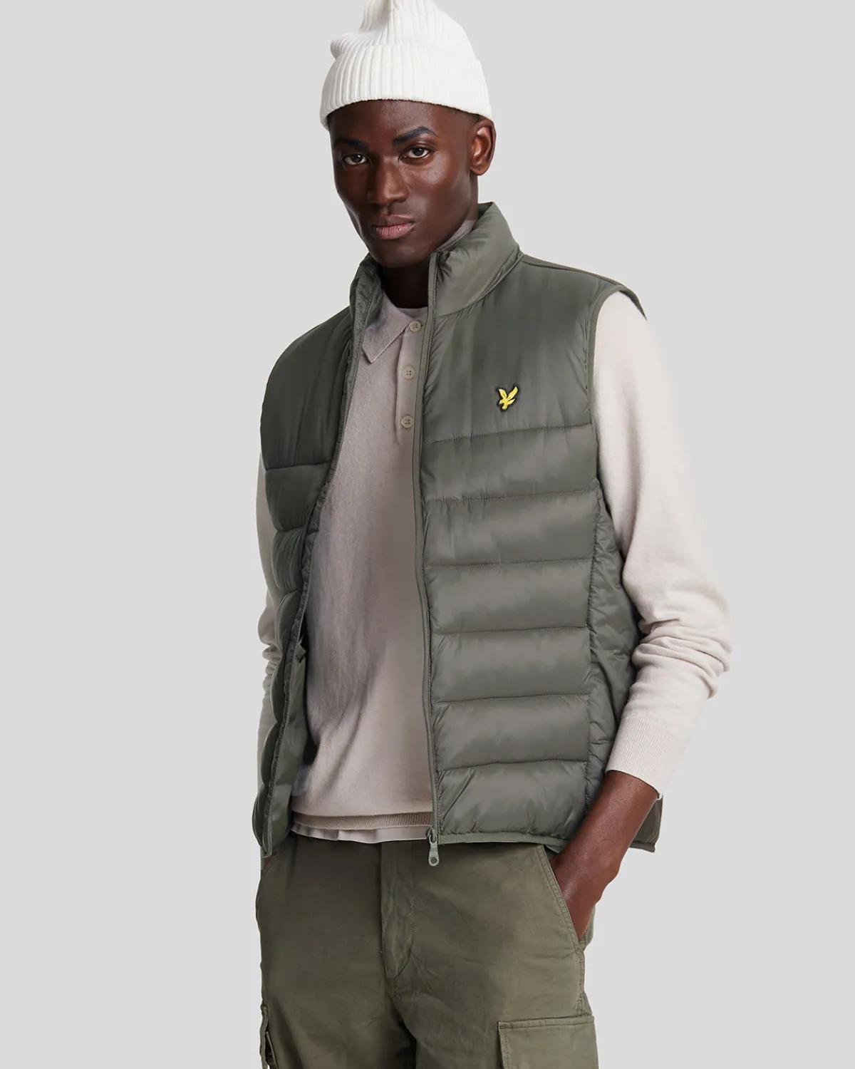 watteweste_0-4.webp Lyle & Scott Mäntel & Jacken<Watteweste Olive