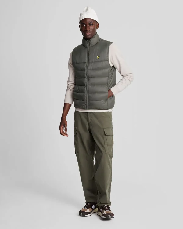Lyle & Scott Mäntel & Jacken<Watteweste Olive