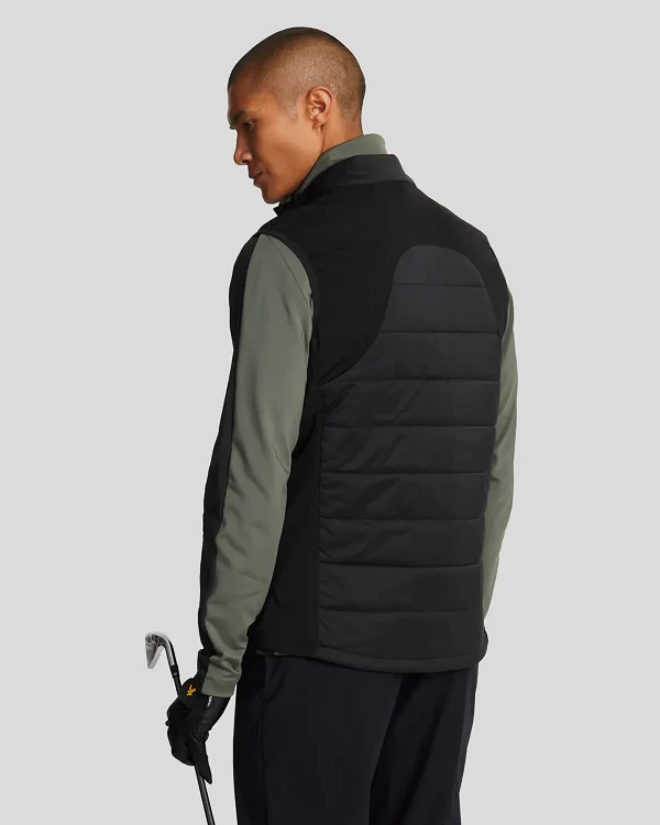 Lyle & Scott Golf | Mäntel & Jacken<Wattierte Golfweste JetBlack
