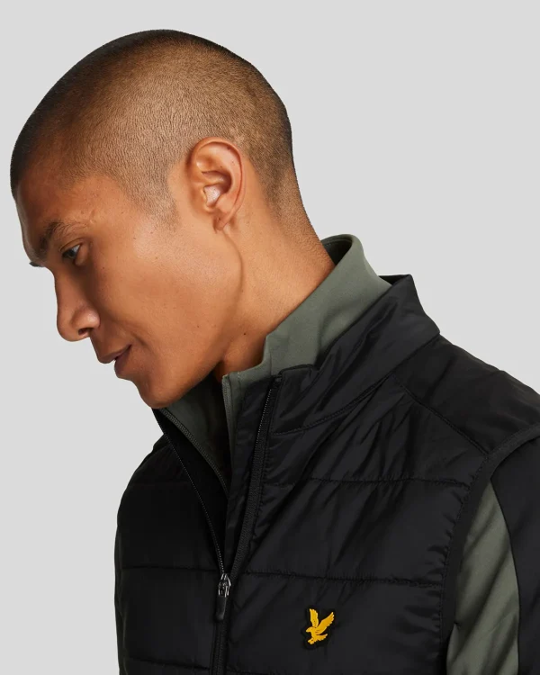 Lyle & Scott Golf | Mäntel & Jacken<Wattierte Golfweste JetBlack