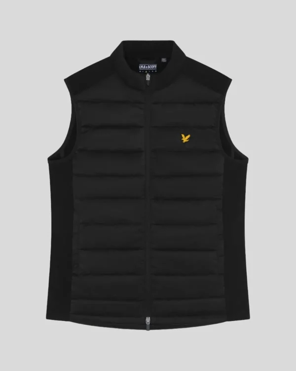Lyle & Scott Golf | Mäntel & Jacken<Wattierte Golfweste JetBlack