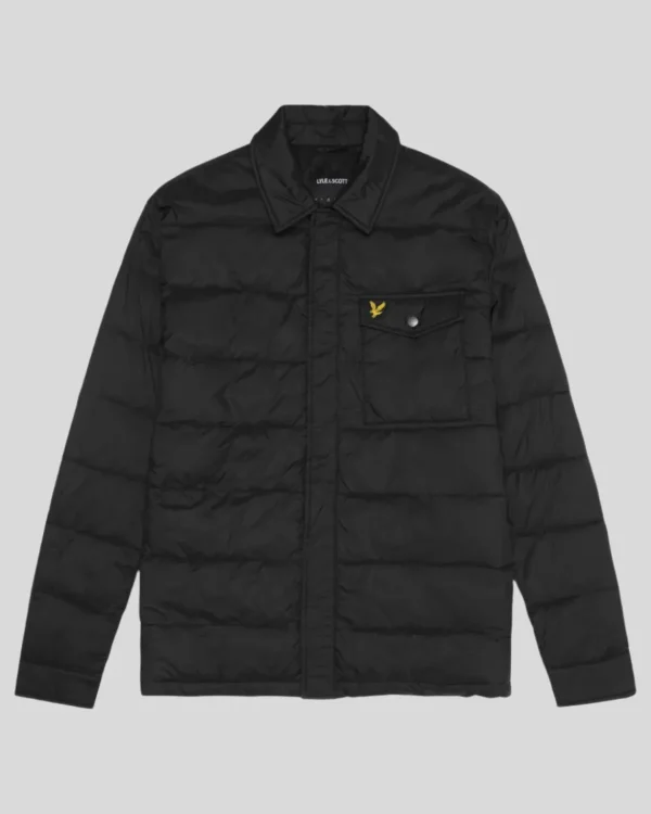 Lyle & Scott Groß & Groß | Übergrößen<Wattierte Jacke mit Kragen JetBlack