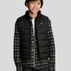 Lyle & Scott Kinder Mäntel & Jacken<Wattierte Kinderweste Pechschwarz