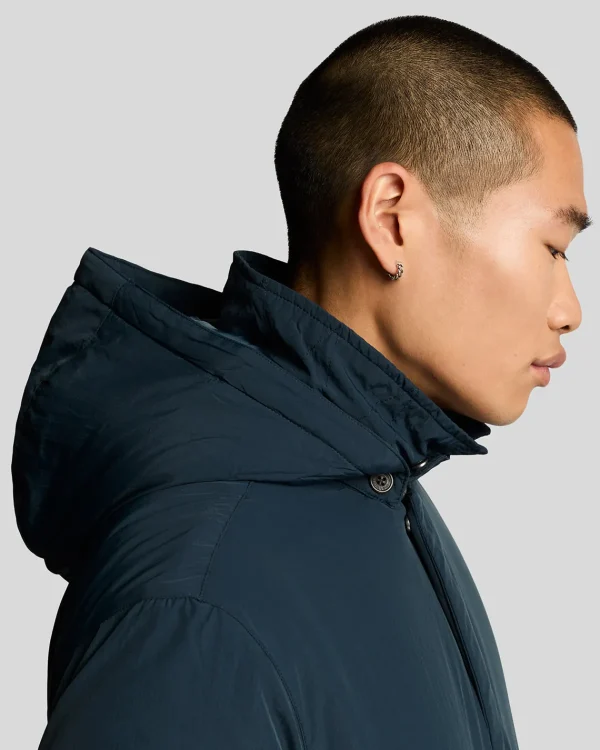 Lyle & Scott Vermächtnis<Wattierter Parka MuddyNavy
