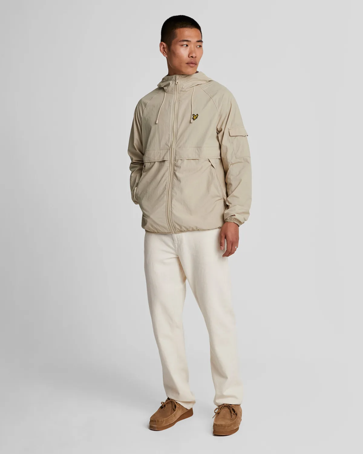 windbreaker_jacke_mit_kapuze_1.webp Lyle & Scott Vermächtnis<Windbreaker Jacke mit Kapuze Stone