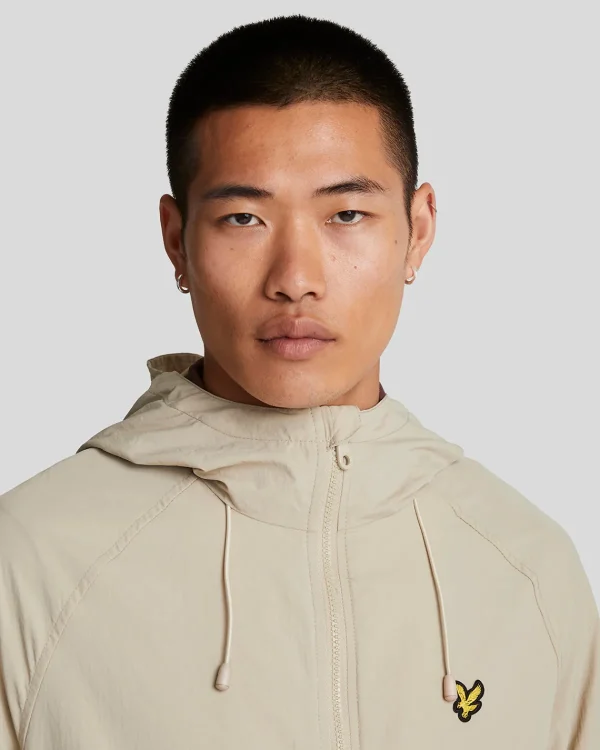 Lyle & Scott Vermächtnis<Windbreaker Jacke mit Kapuze Stone