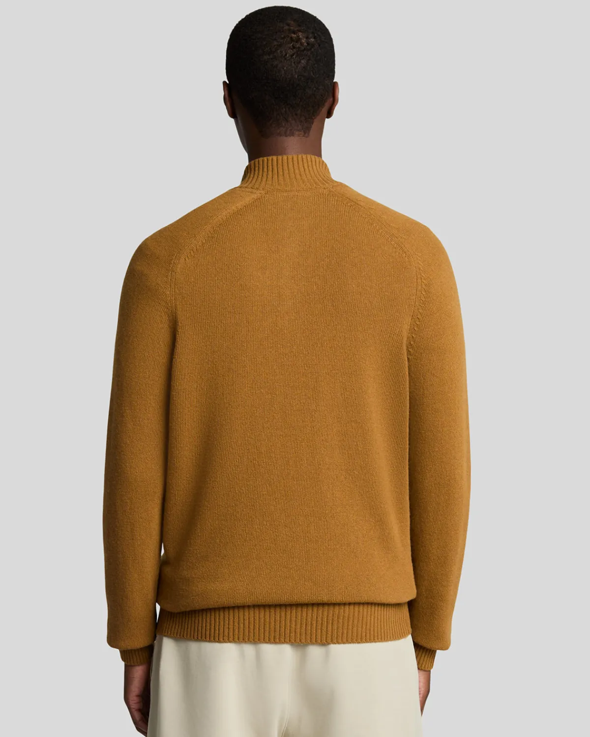 year_knitwear___zip_pullover_3-1.webp Lyle & Scott 150 Jahre Strickwaren | Pullover & Strickwaren<150 Year Knitwear - 1/4 Zip Pullover GoldenHeather
