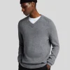 Lyle & Scott 150 Jahre Strickwaren | Pullover & Strickwaren<150 Year Knitwear - Pullover mit V-Ausschnitt GreyHeather