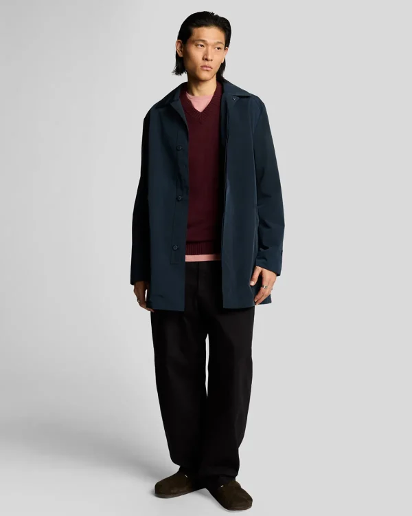 Lyle & Scott 150 Jahre Strickwaren | Pullover & Strickwaren<150 Year Knitwear - Pullover mit V-Ausschnitt BurgundyHeather