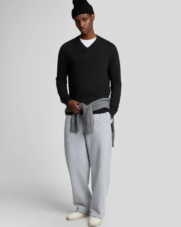 Lyle & Scott 150 Jahre Strickwaren | Pullover & Strickwaren<150 Year Knitwear - Pullover mit V-Ausschnitt BlackHeather