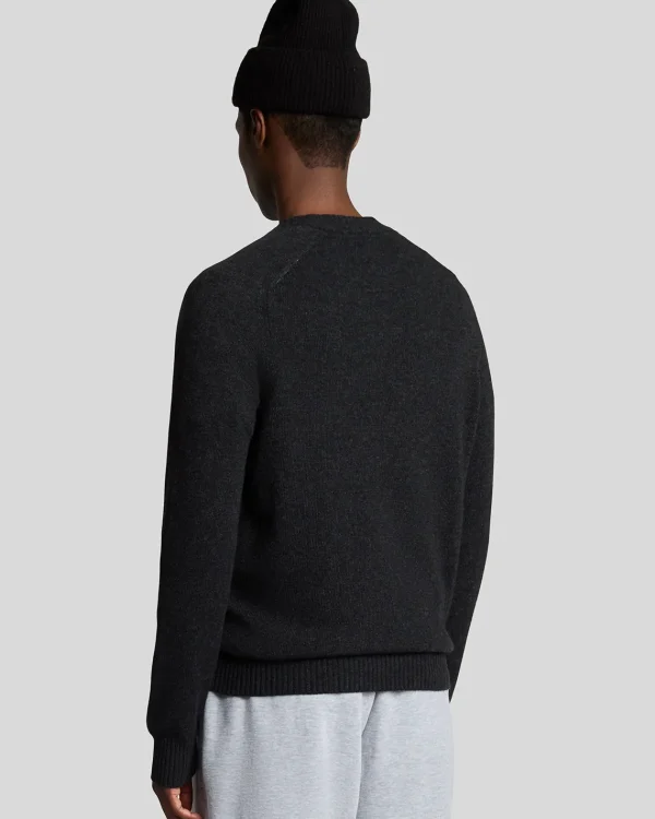 Lyle & Scott 150 Jahre Strickwaren | Pullover & Strickwaren<150 Year Knitwear - Pullover mit V-Ausschnitt BlackHeather