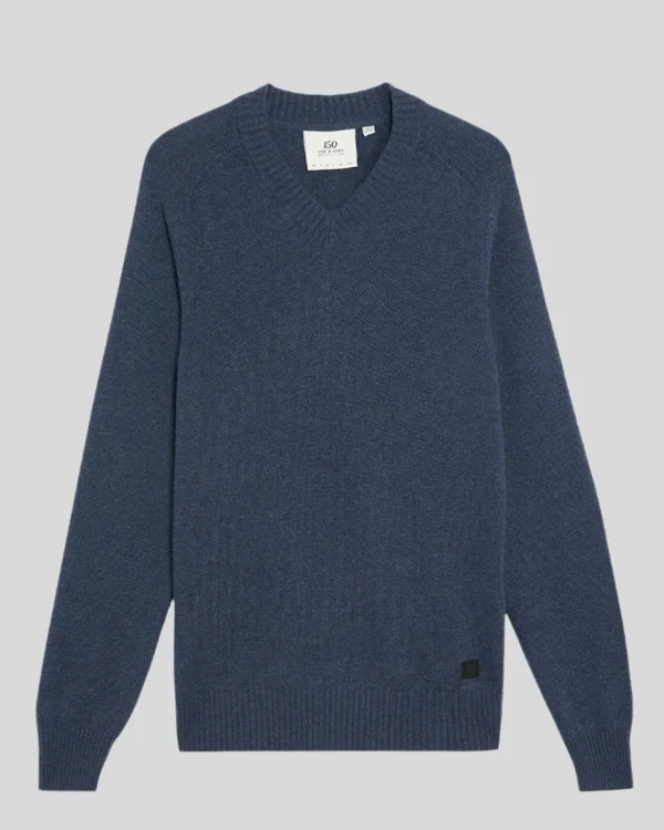 Lyle & Scott 150 Jahre Strickwaren | Pullover & Strickwaren<150 Year Knitwear - Pullover mit V-Ausschnitt NavyHeather