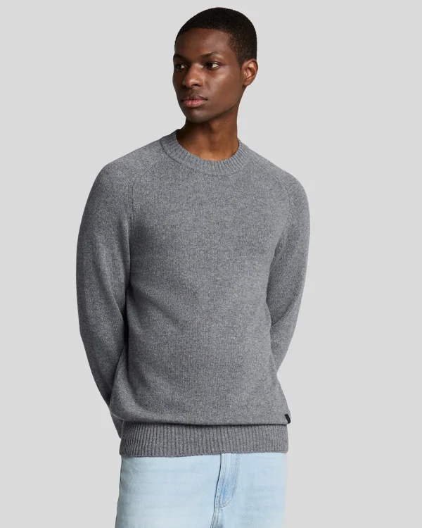 Lyle & Scott 150 Jahre Strickwaren | Pullover & Strickwaren<150 Year Knitwear - Rundhals-Pullover GreyHeather