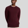 Lyle & Scott 150 Jahre Strickwaren | Pullover & Strickwaren<150 Year Knitwear - Rundhals-Pullover BurgundyHeather