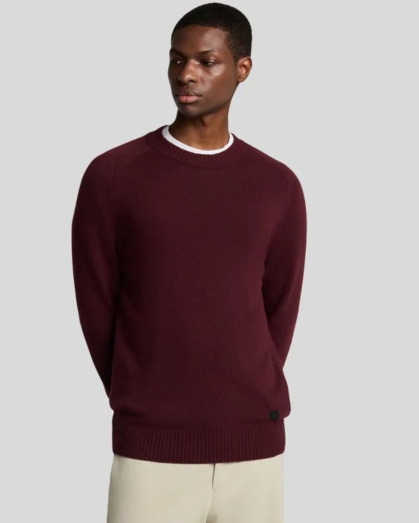 Lyle & Scott 150 Jahre Strickwaren | Pullover & Strickwaren<150 Year Knitwear - Rundhals-Pullover BurgundyHeather